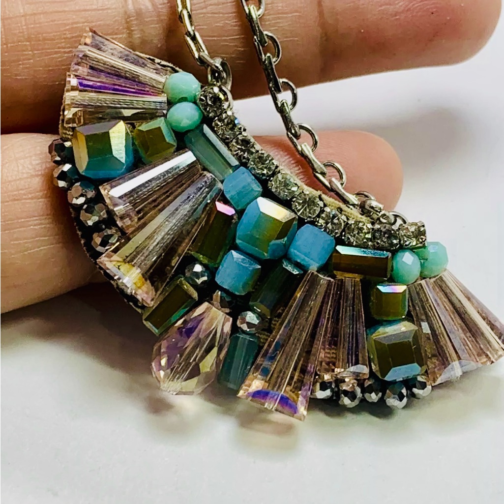 Rush By Denis + Charles Silver Tone Necklace 19